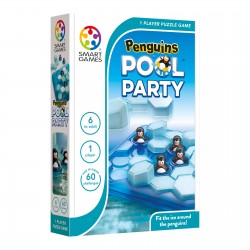 Joc logic SmartGames, Penguins Pool Party, pentru jucatori de peste 6 ani